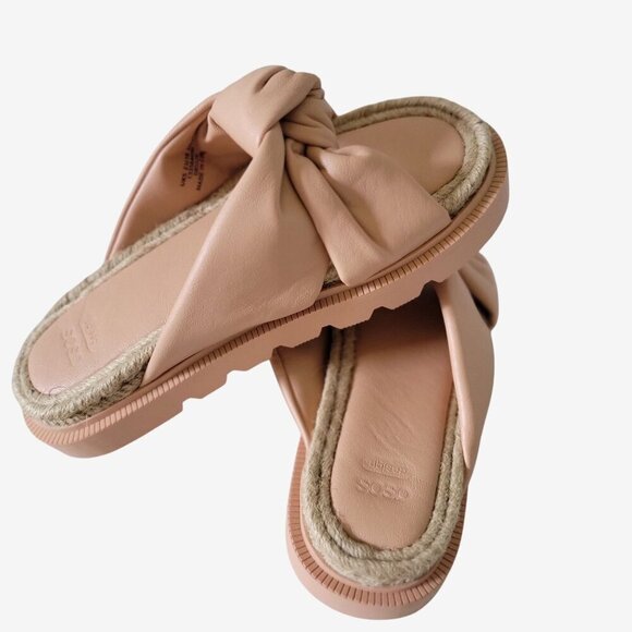 Asos Design Wide Fit Jemima Cross Strap Espadrilles in Light Pink US7/ EU38 - Picture 2 of 7